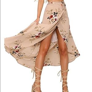 Floral highwaisted skirt